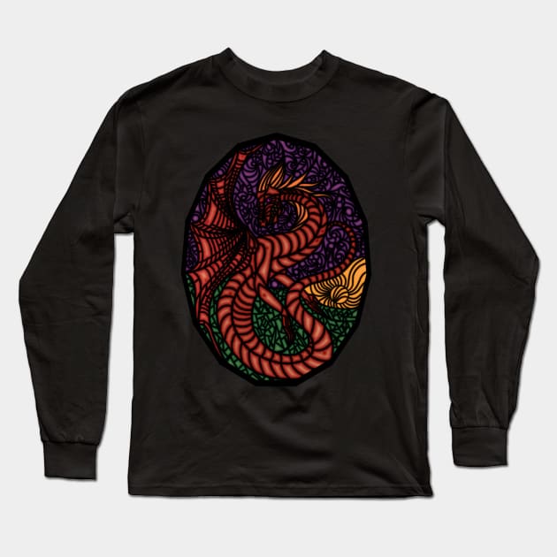 Dragon Glass Long Sleeve T-Shirt by NiSiSuinegEht